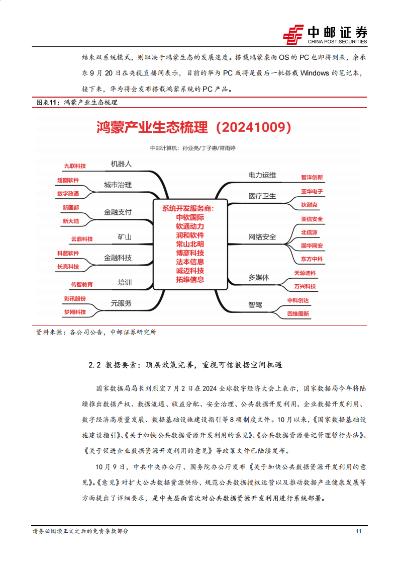 中邮证券-计算机：政策春风，产业蓄势