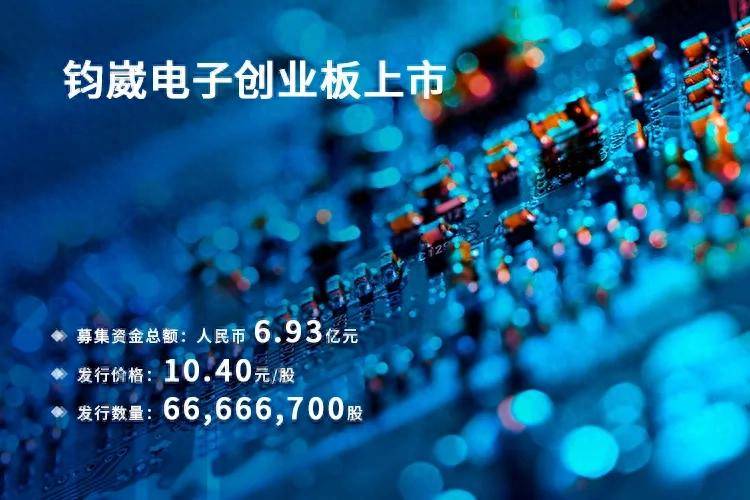 钧崴电子成功登陆创业板，华泰联合证券担任独家保荐人及主承销商