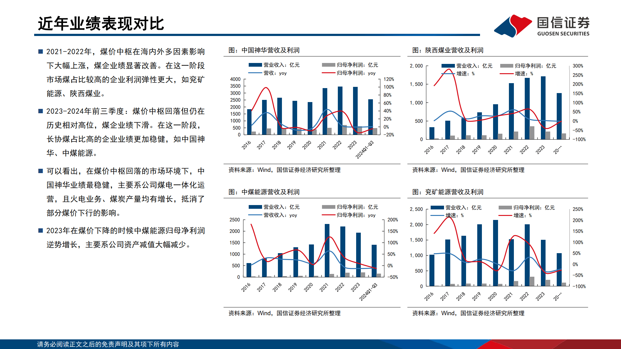 煤炭行业专题：千亿市值煤企龙头对比解析-国信证券