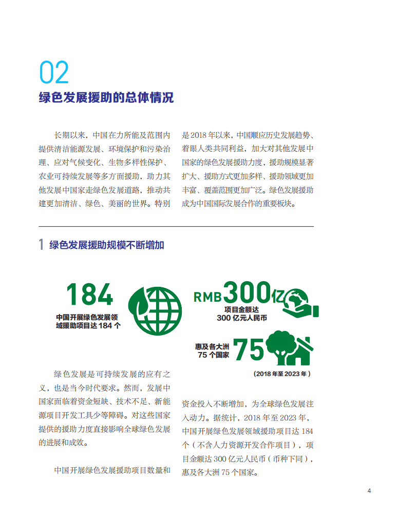 国际发展合作的中国实践：绿色发展援助篇