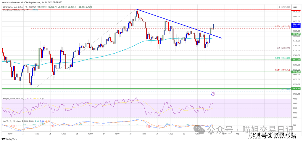 以太坊价格重拾强势——势头能否推动其迈向 4000 美元?